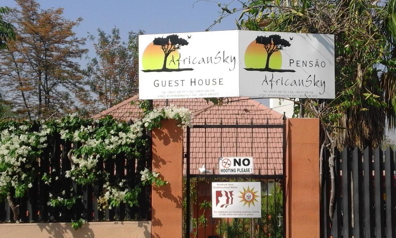 African Sky Guesthouse 빈트후크 외부 사진